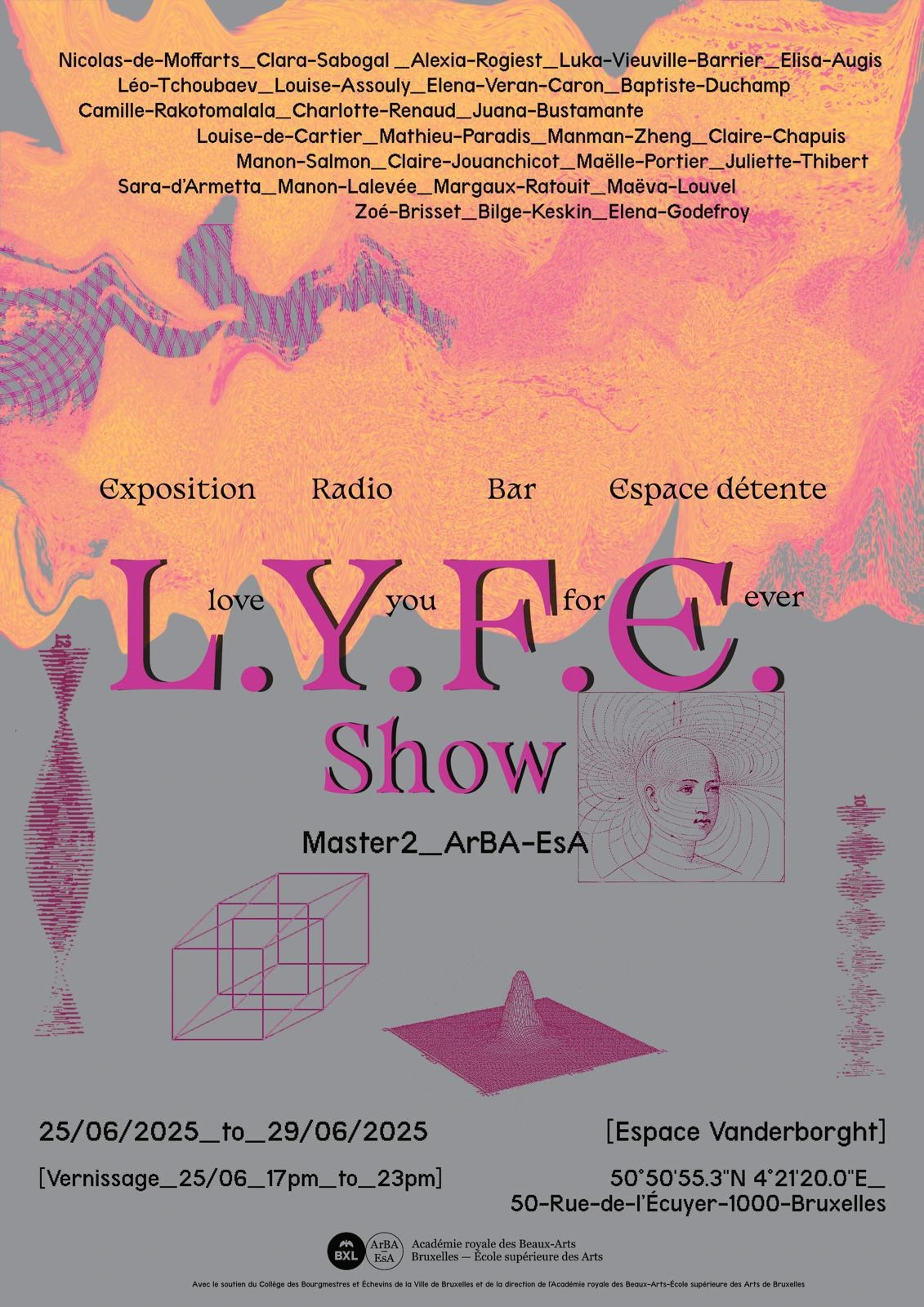 affiche de l'exposition life